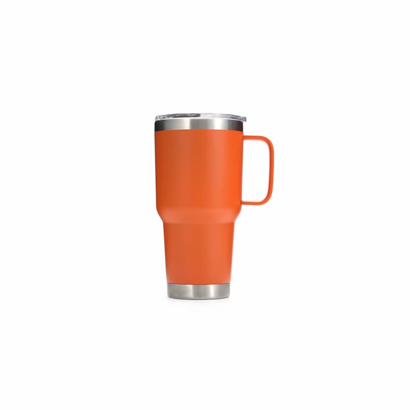 30oz stainless steel tumbler with carabiner clip