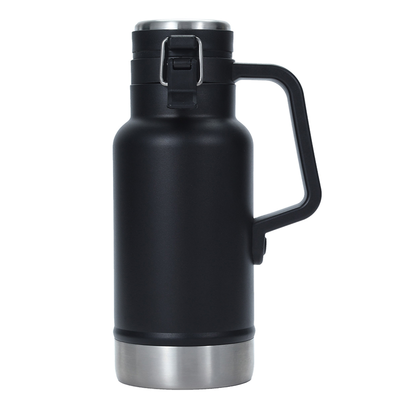 Growler de cerveja de aço inoxidável de 36 oz/64 oz para bebidas frias/quentes