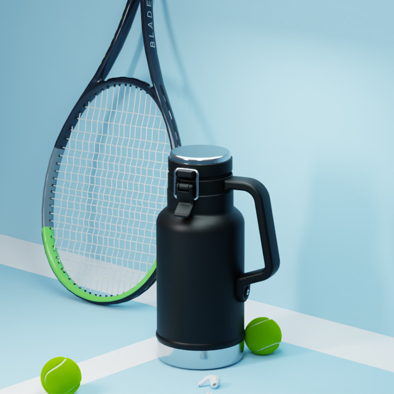 Growler de cerveja de aço inoxidável de 36 oz/64 oz para bebidas frias/quentes